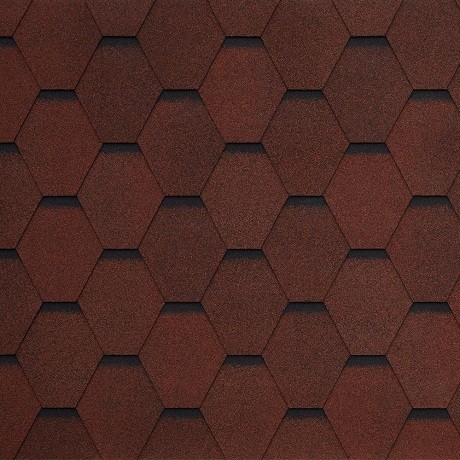 Гибкая черепица Tegola GARDA rosso 409 купить в Югорске