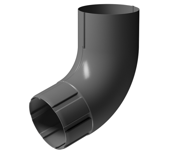 Колено 72° D90 Döcke STAL PREMIUM Графит, (RAL 7024) купить в Югорске
