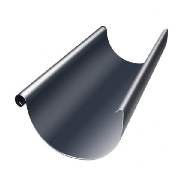 Водосток Grand Line 125x90 – Желоб 3м RAL 7024 купить в Югорске