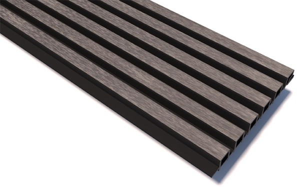 Реечные панели WOODVEX Lines Ultra Smoke gray купить в Югорске