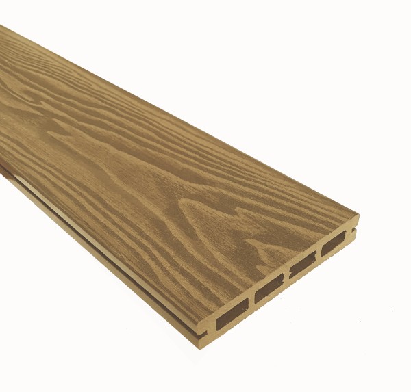 Террасная доска из ДПК Terrapol Смарт 3D Пустотелая с пазом Дуб Севилья купить в Югорске