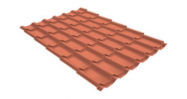 Металлочерепица классик GL 0,5 Quarzit Cuprum Steel купить в Югорске