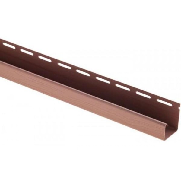 J-профиль Люкс Крашенный, T-15, ВН, Красно-коричневый купить в Югорске