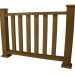 Ограждения из ДПК WOODVEX Кофе купить в Югорске