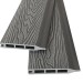 Заборная панель шип-паз EasyDecking Wood-Х 146х20 Серый купить в Югорске