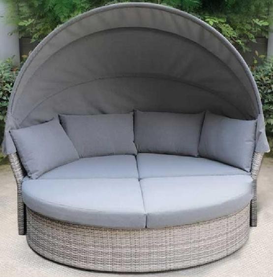 Диван-Трансформер AFINA плетеный из иск. ротанга AFM-325G Grey купить в Югорске