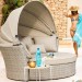 Диван-Трансформер AFINA плетеный из иск. ротанга AFM-325 Beige купить в Югорске