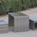 Диван-Трансформер AFINA плетеный из иск. ротанга S330G-W78 Grey купить в Югорске