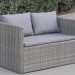 Диван-Трансформер AFINA плетеный из иск. ротанга S330G-W78 Grey купить в Югорске