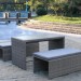 Диван-Трансформер AFINA плетеный из иск. ротанга S330G-W78 Grey купить в Югорске