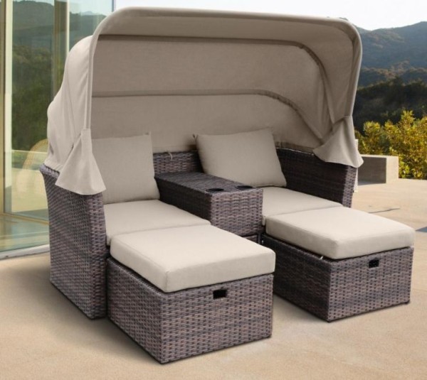 Комплект мебели AFINA плетеной из иск. ротанга AFM-330B Brown купить в Югорске