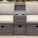 Комплект мебели AFINA плетеной из иск. ротанга AFM-330B Brown купить в Югорске