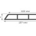 Доска Ромбус 3D ДПК Outdoor STORM GREY серая микс купить в Югорске