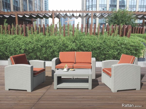Уличные диваны и кресла коллекции Rattan Premium 4 купить в Югорске
