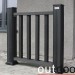 Ограждение из ДПК Outdoor Классик 3D STORM чёрный купить в Югорске