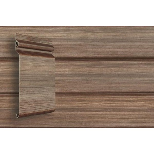 Виниловый сайдинг Grand Line Natural-Брус Tundra - Кедр купить в Югорске