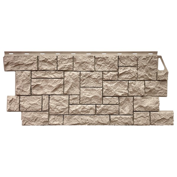 Фасадная панель FineBer, Камень Дикий, Песочный купить в Югорске