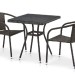 Комплект плетеной мебели AFINA из иск. ротанга T282BNT/Y137C-W53 Brown 2Pcs купить в Югорске