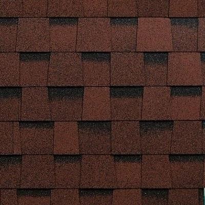 Двухслойная ламинированная черепица Shinglas, серия Фазенда – Красный купить в Югорске