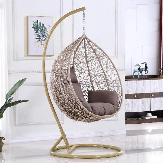 Кресло Подвесное из искусственного ротанга AFM-169A-LB Beige купить в Югорске