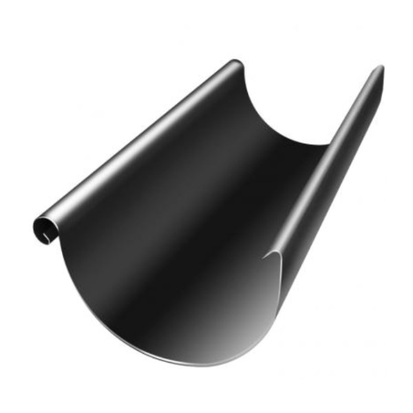 Водосток Grand Line 125x90 – Желоб 3м RAL 9005 купить в Югорске