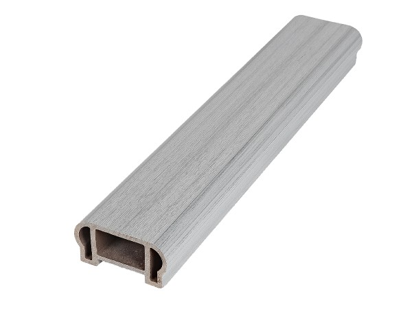 Перила верхнее фигурное Woodvex Co-Extrusion Серый купить в Югорске