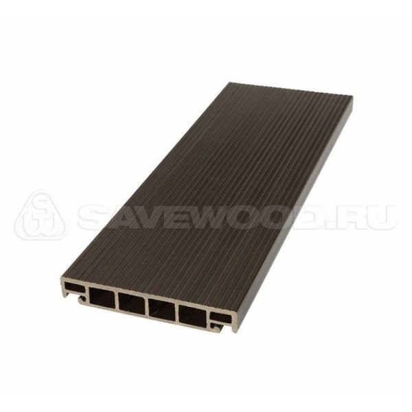 Террасная доска из ДПК SW-Salix «SaveWood» темно-коричневый купить в Югорске