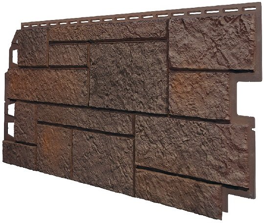 Фасадная панель VOX Sandstone (Сандстоун) темно коричневый купить в Югорске
