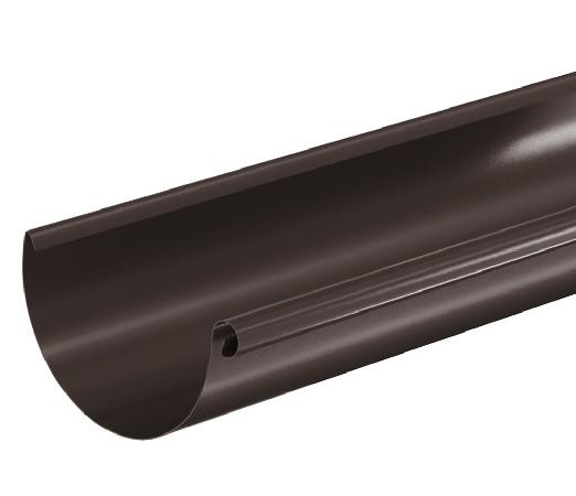 Водосток Aquasistem, система 150/100 - Водосточный желоб 3.00м RR 32 Тёмно Коричневый купить в Югорске