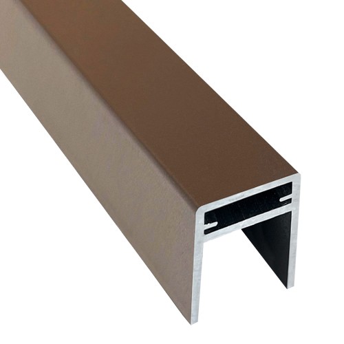 П-профиль Алюминиевый EasyDecking 35x25 Венге купить в Югорске