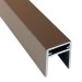 П-профиль Алюминиевый EasyDecking 35x25 Венге купить в Югорске
