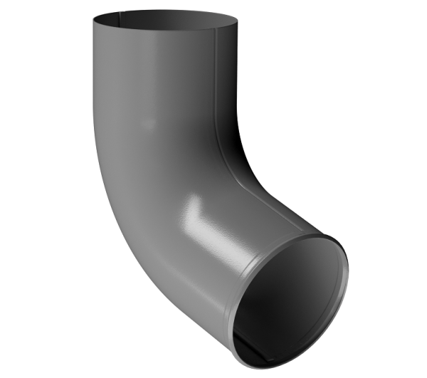Отвод трубы D90 Döcke STAL PREMIUM Графит, (RAL 7024) купить в Югорске
