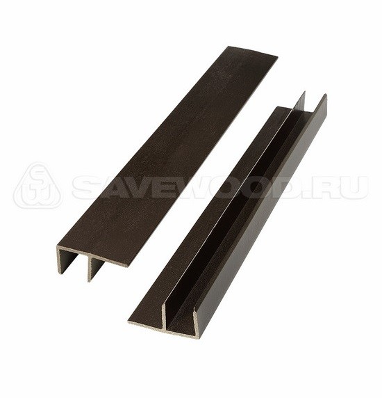 F-профиль ДПК Savewood – Тёмно-коричневый купить в Югорске