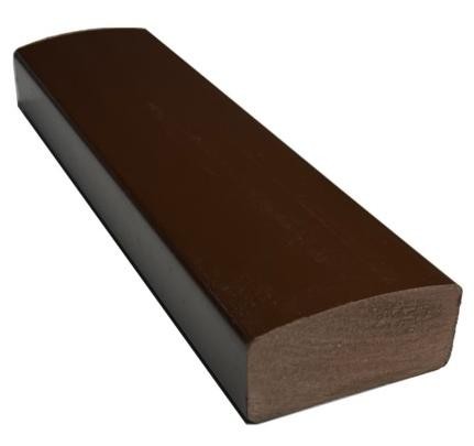 Лавочный брус Ecodecking Некст полнотелый глянцевый 70х35 шоколад купить в Югорске