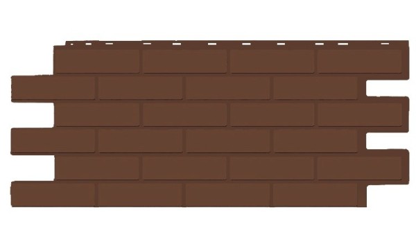 Фасадная панель T-Siding Кирпич Модерн Эко Браун купить в Югорске