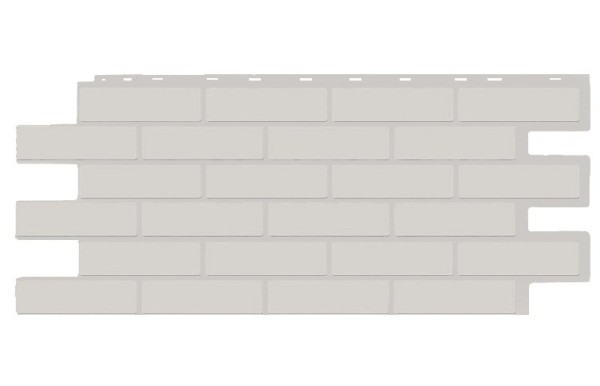 Фасадная панель T-Siding Кирпич Модерн Эко Уайт купить в Югорске