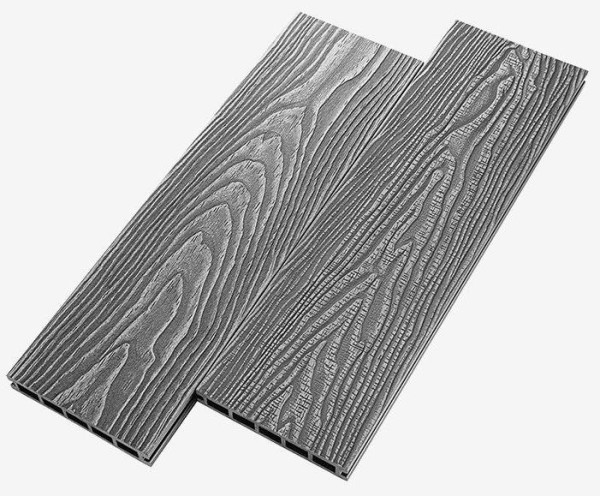 Террасная доска из ДПК RusDecking Unodeck Vintage - Серый купить в Югорске