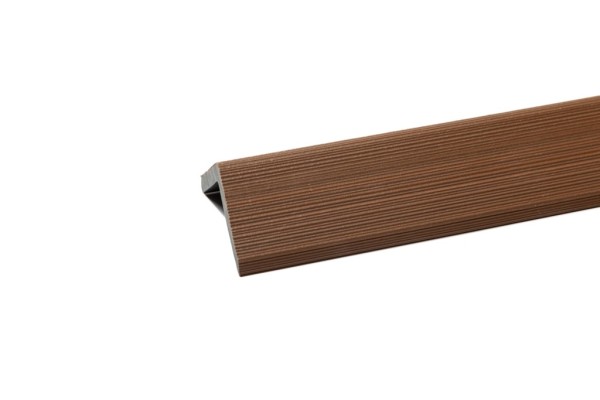 Уголок торцевой Ecodecking Скай коэкструзия 45х45х3000 Тик купить в Югорске