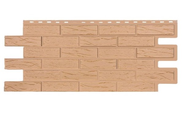 Фасадная панель T-Siding Кирпич Саман Эко Крем купить в Югорске
